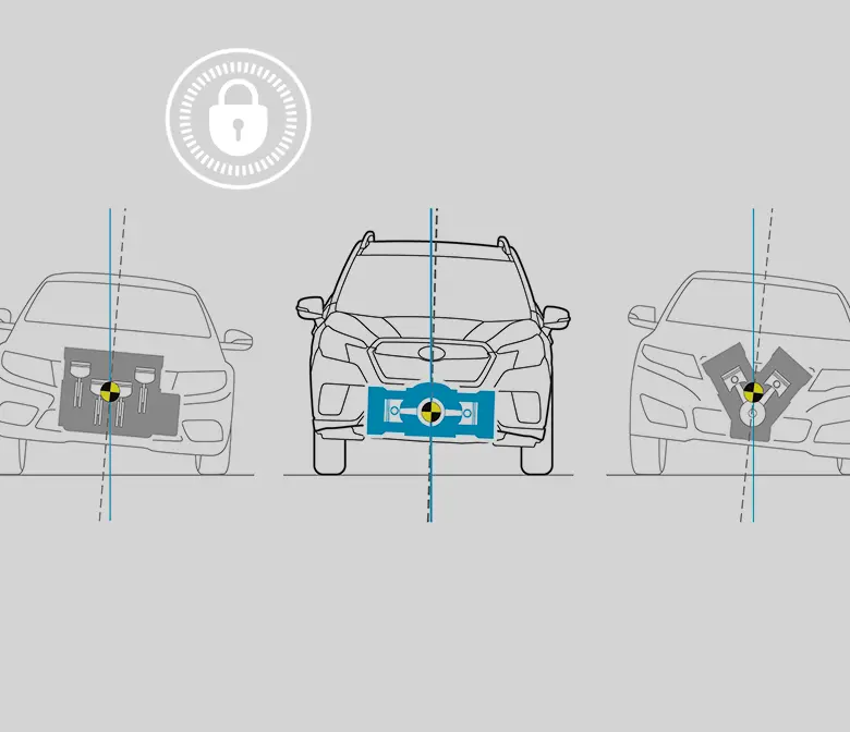 Centro de gravedad bajo para mayor estabilidad. 